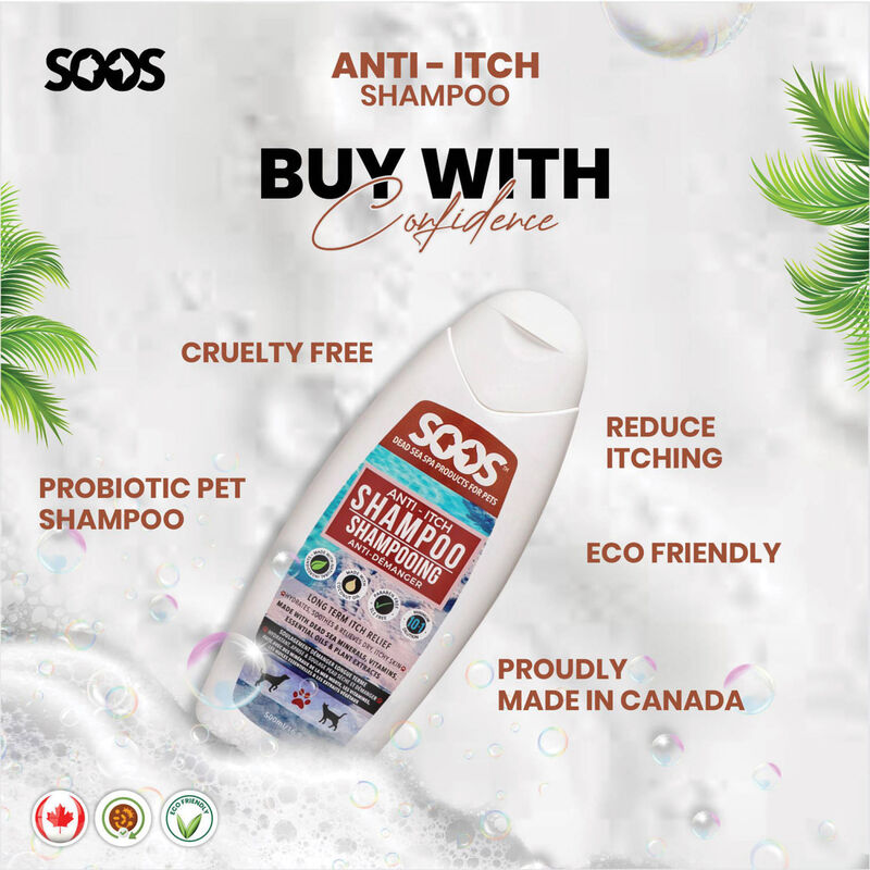 Soos Pets, Anti-Itch Pet Shampoo - 500ML image number null